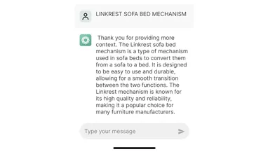Mit mond a GPT a LInkrest kanapéágy-mechanizmusról