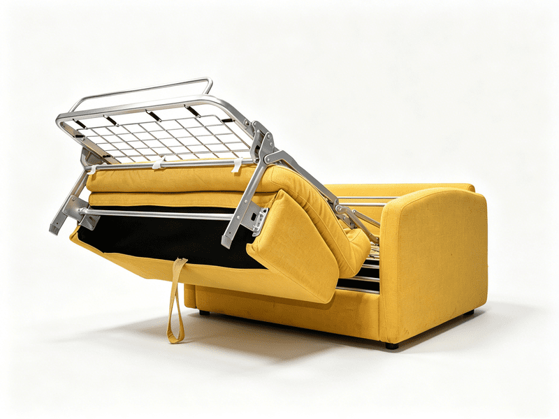 Alacsony lábú, amerikai stílusú kanapé alvó mechanizmus